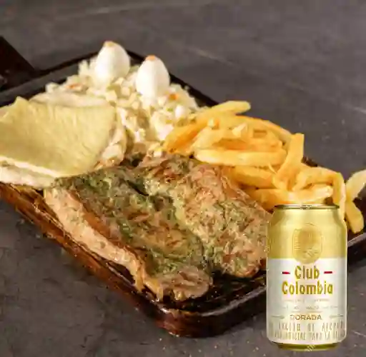 Churrasco 200Gr + Club Colombia