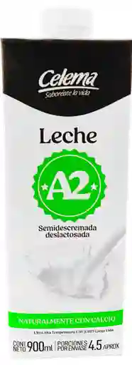 Leche Celema A2 Semidescremada Semideslactosada