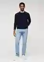 Pantalón Jean Jan Tejano Claro Talla 44 Hombre Mango