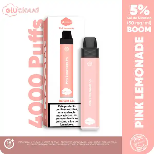 Glucloud Vaporizador Boom Pink Lemonade