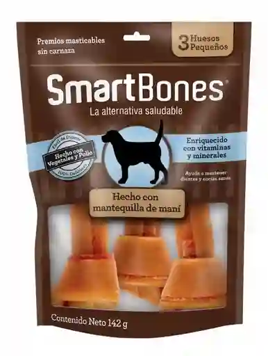 SmartBones Pequeños Mantequilla de Mani X 3 Und.