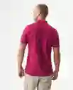 Camiseta Polo Muscle Masculino Morado Talla L 192432 Chevignon