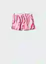 Short Limón Fucsia Talla XS Mujer Mango