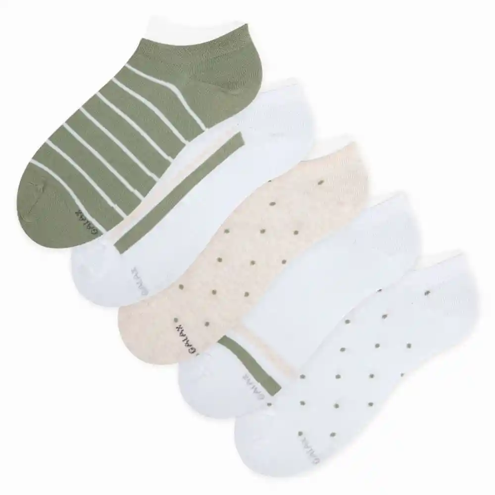 Medias Deportivas Tobilleras Femenino Safina X5 Galax Talla 8-10