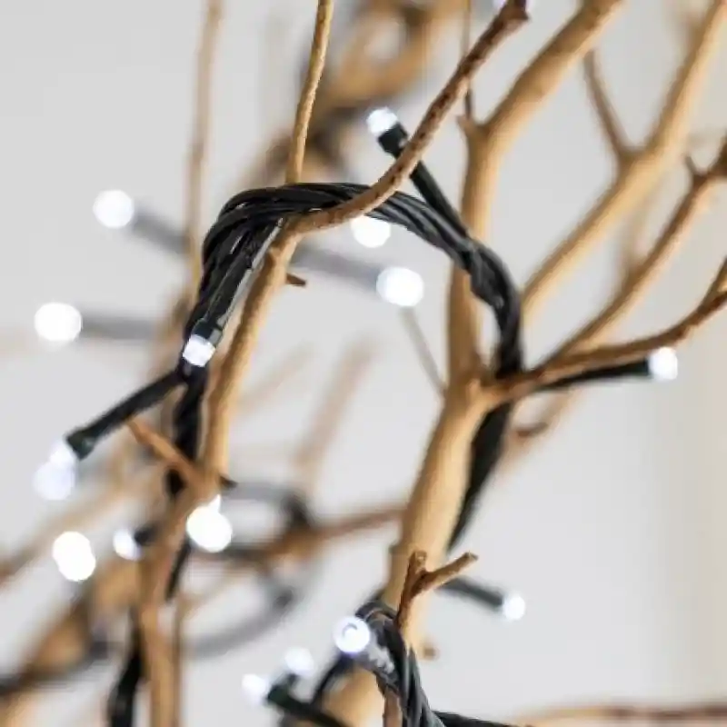 Set de 200 Luces de Navidad Led Blanco Con Funciones. Sku 206530