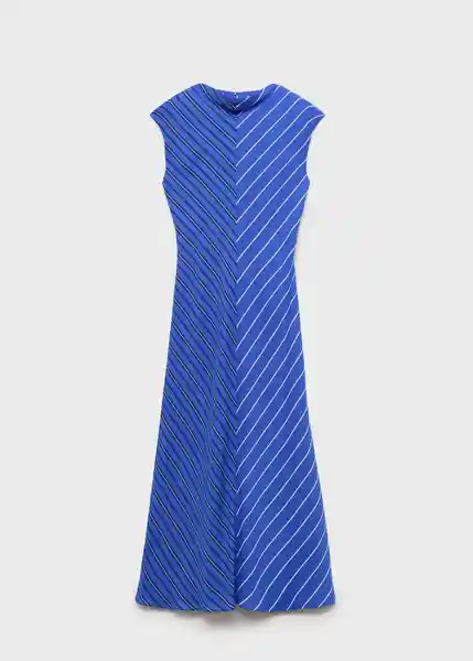 Vestido Noely Azul Talla L Mujer Mango
