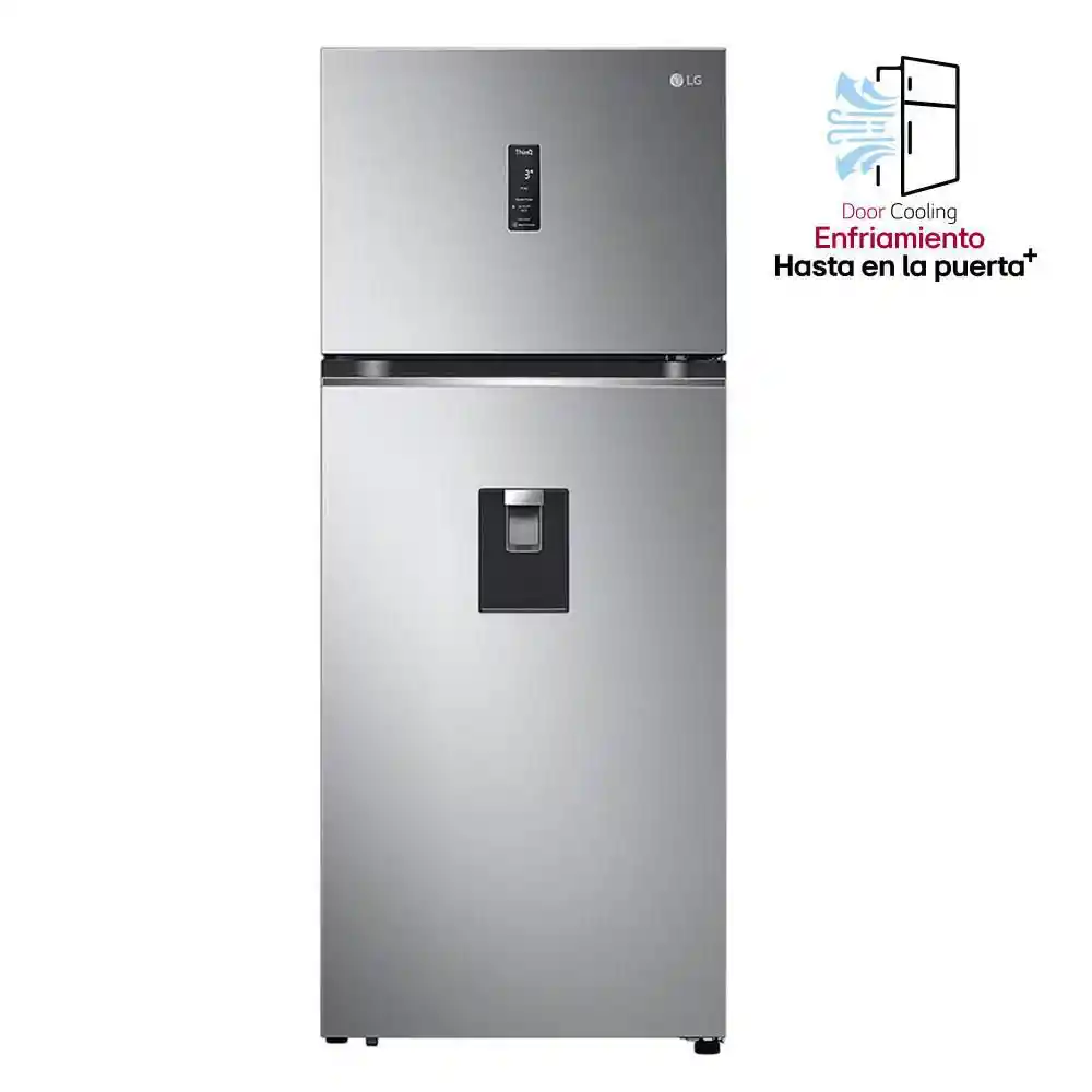 Nevera Lg No Frost Congelador Superior Top Mount Vt40spyc.apycclm Gris