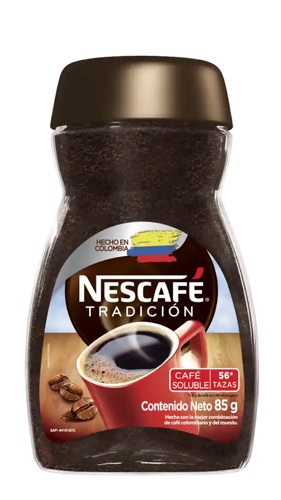 Café instantáneo NESCAFÉ Tradición x 85g