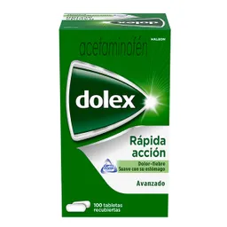 Dolex Rapida Accion Acetaminofen 500 Mg