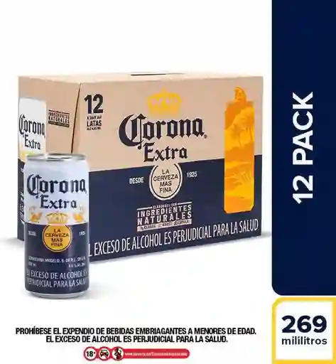 Corona Cerveza Extra X 12 Und