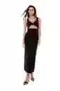 Vestido Largo Negro Para Mujer Jalina