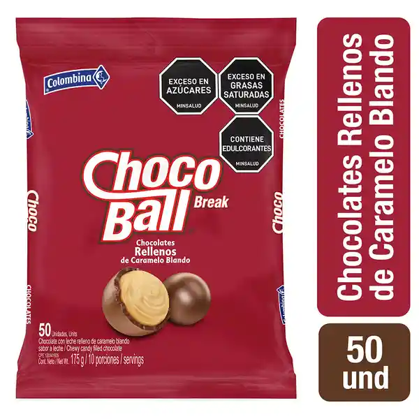 Choco Break Ball Chocolates Rellenos de Caramelo Blando