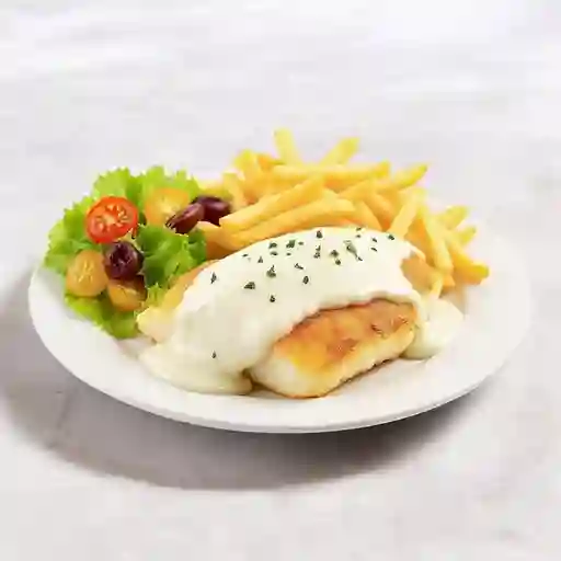 Róbalo en Salsa Blanca y Gratinado