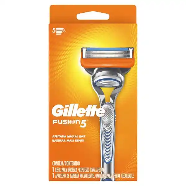 Gillette Fusión 5 Máquina de Afeitar Recargable