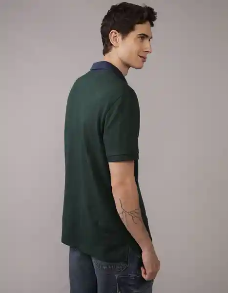Polo Hombre Verde Talla: X-LARGE 4882300 American Eagle