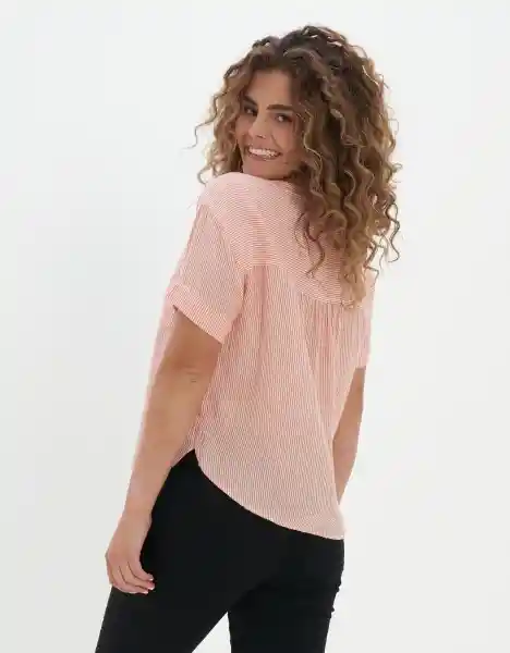 Camisa Mujer Naranja Talla: Small American Eagle