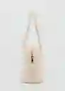 Bolso G Clavel Off White Talla 99 Mujer Mango