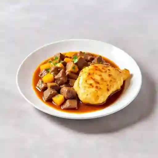 Bandeja Carne Y Pollo + Bollo