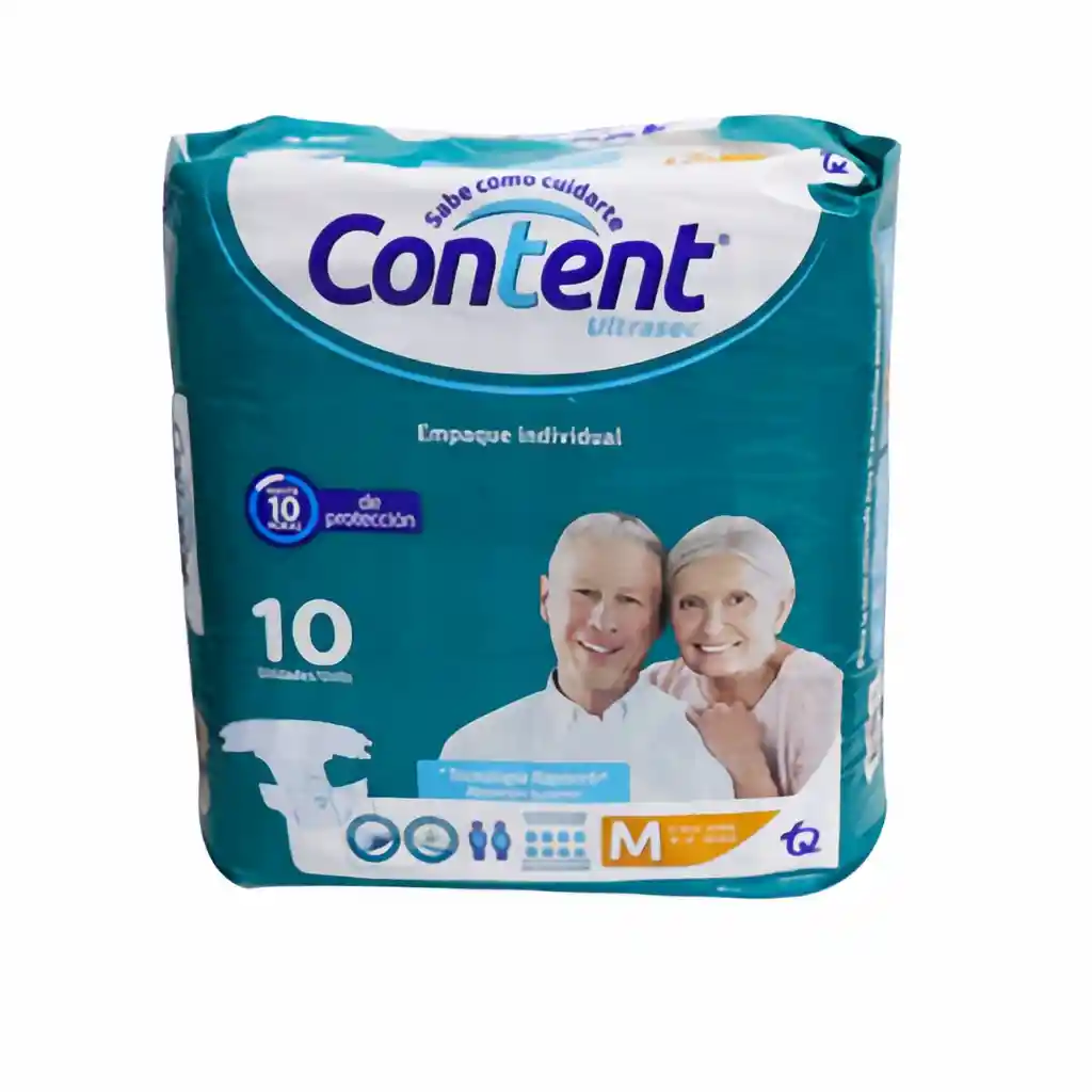 Content Pañales Ultrasec Talla M Empaque Individual