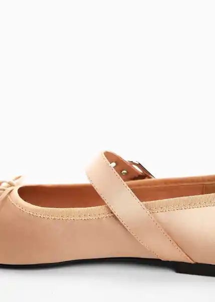 Zapatos Ballet1 Nude Talla 41 Mujer Mango