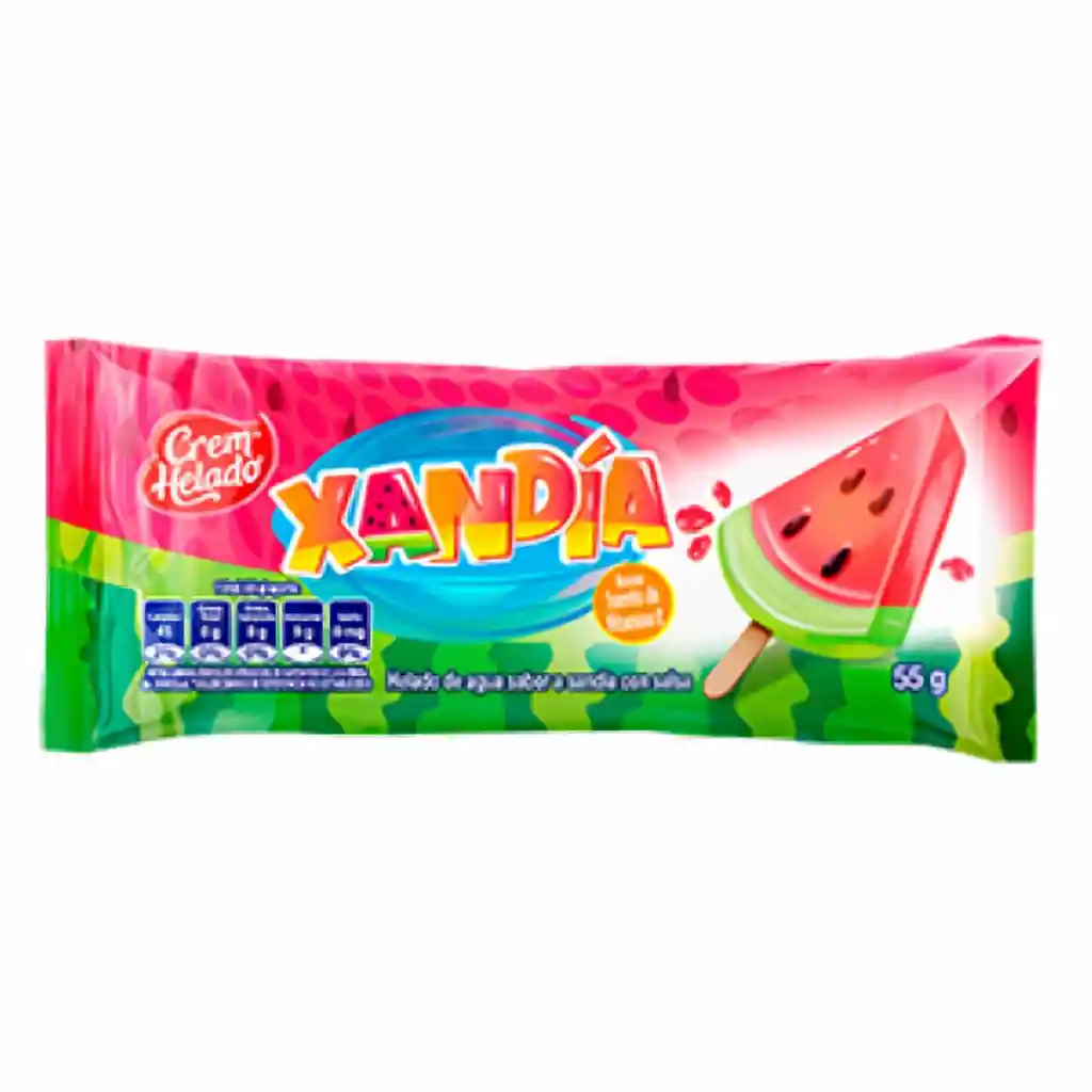 Crem Helado Paleta Helada de Agua Xandía