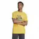 Adidas Camiseta M Doodle F T Para Hombre Amarillo Talla XL