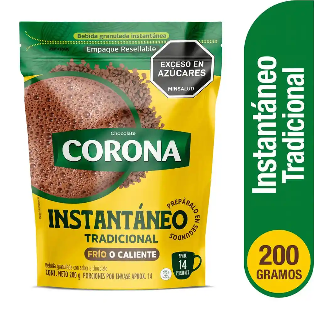 Corona Chocolate Instantáneo
