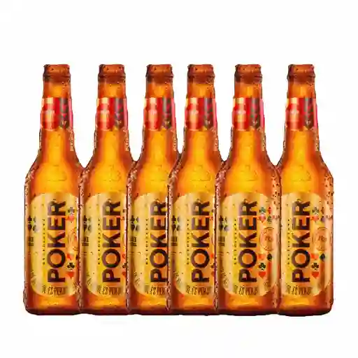 Poker botella x seis unidades
