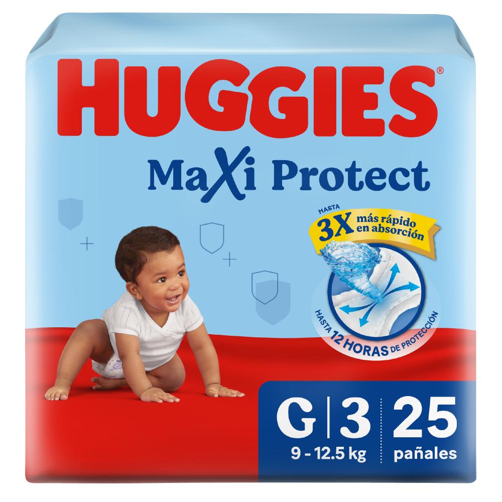 Pañales Huggies Maxi Protect Etapa 3/G 25 Unidades