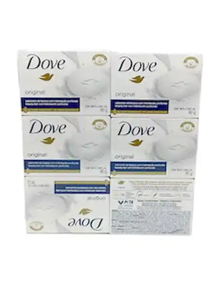 Dove Jabón de Tocador en Barra Original con Hidratación Profunda