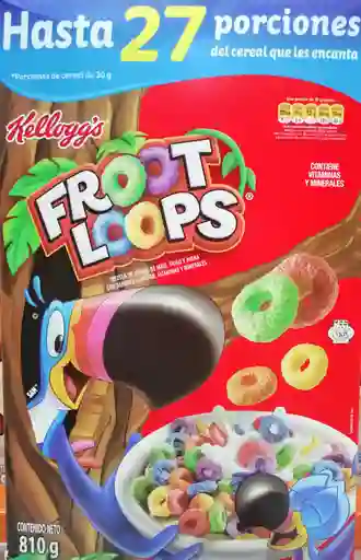 Kelloggs Cereal Froot Loops con Vitaminas y Minerales