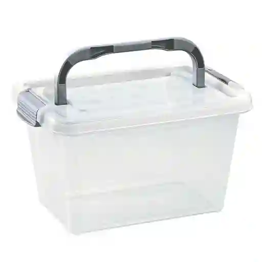 Rimax Caja Organizadora Transparente/Gris Rimax 3.5 L