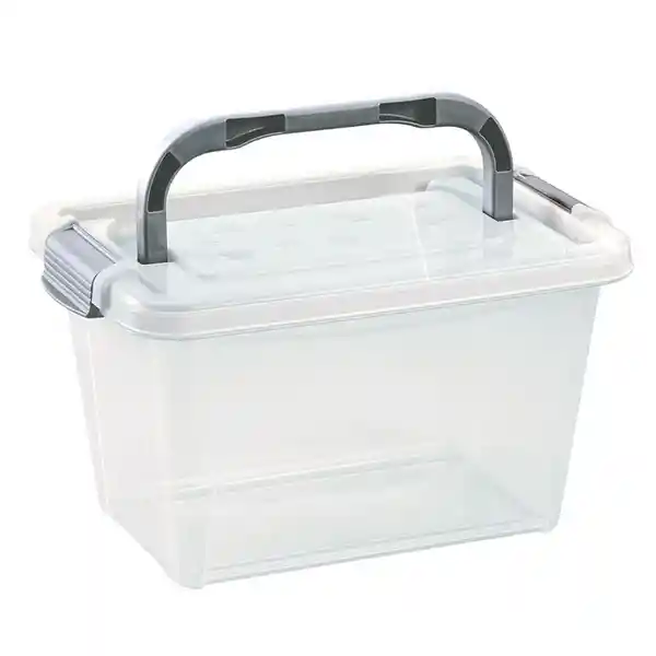 Rimax Caja Organizadora Transparente/Gris Rimax 3.5 L