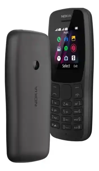 Nokia Celular 110 Mb Ds Negro