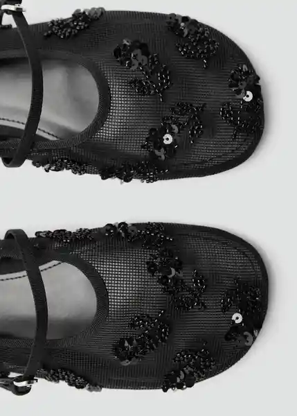 Zapatos Melchor Negro Talla 38 Mujer Mango