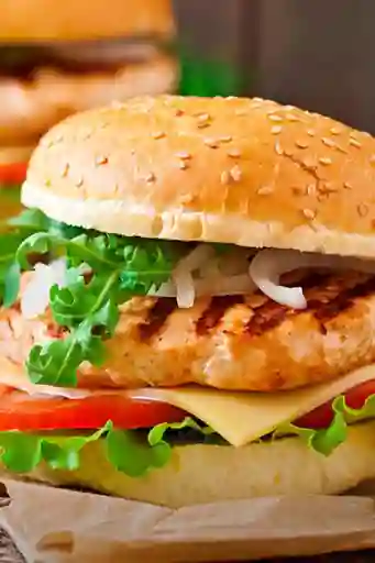 Hamburguesa de Pollo a la Plancha
