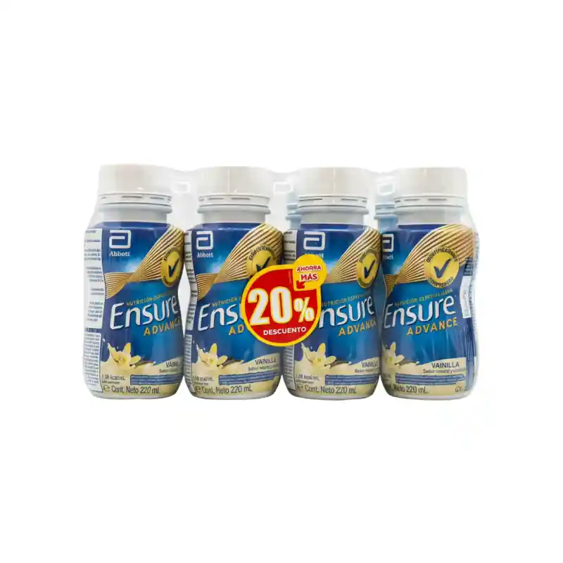Ensure Advance Liquido Vainilla X 8 Und Oferta 20% Descuento