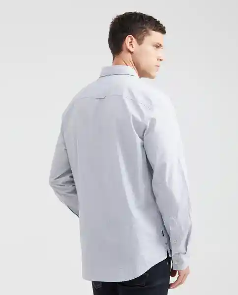 Camisa Striped Negro Sombrío Ultra Oscuro Talla S Chevignon