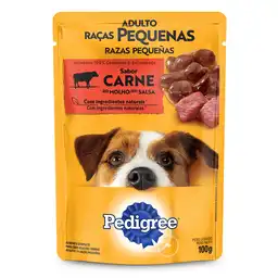 Pedigree Alimento Húmedo para Perro Raza Pequeña Sabor a Carne