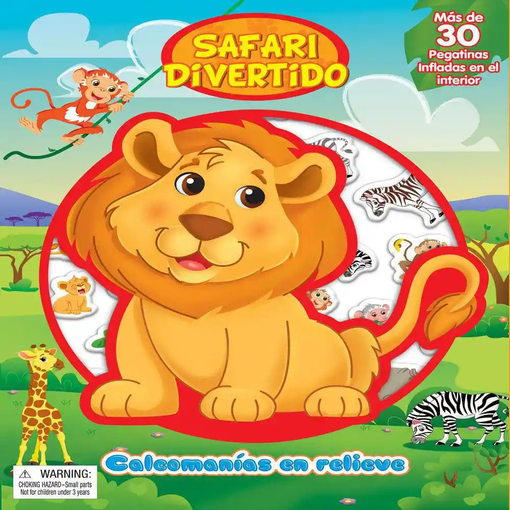 Calcomanias Safari Divertido, Phidal Publishing Inc