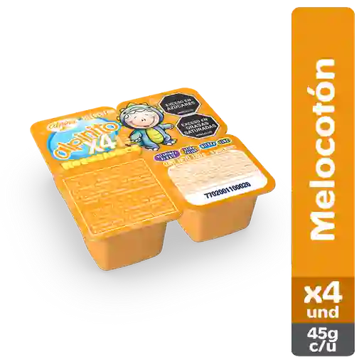 Alpinito Queso Tipo Petit Sabor Melocotón