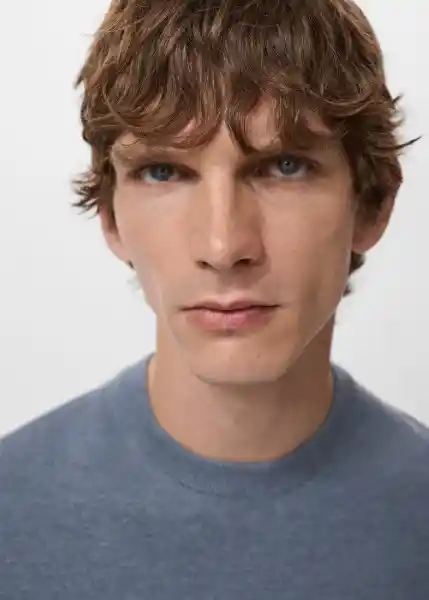 Camiseta Tricot Andrewh-H Índigo Talla XL Hombre Mango