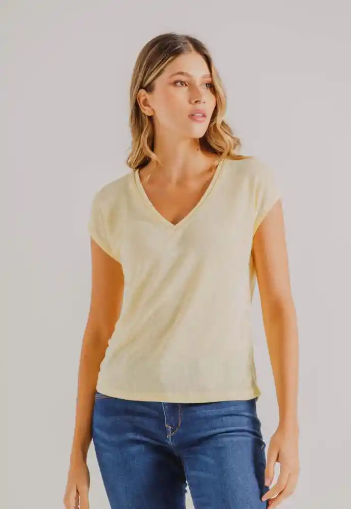 Blusa Manga Sisa Xl-amarillo