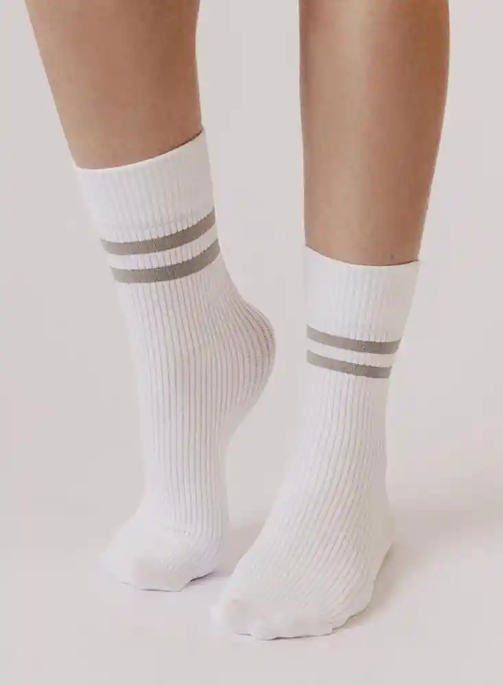 Tobilleras Noa Unica-bco Gris