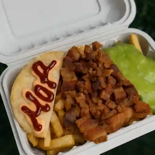 Plato de temporada-parche paisa