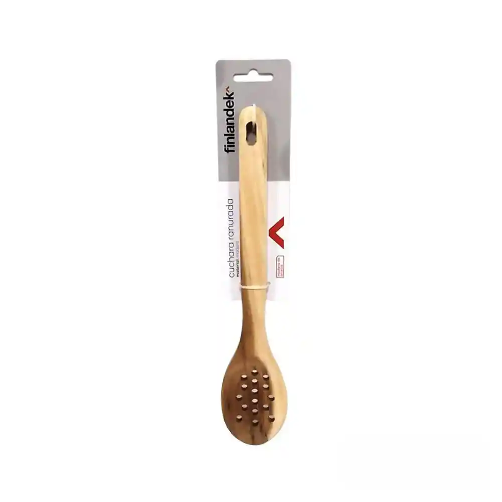 Cuchara Ranurada de Madera Finlandek T225002a2