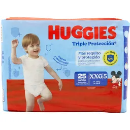Pañal Huggies Triple Protección Etapa 5/XXG