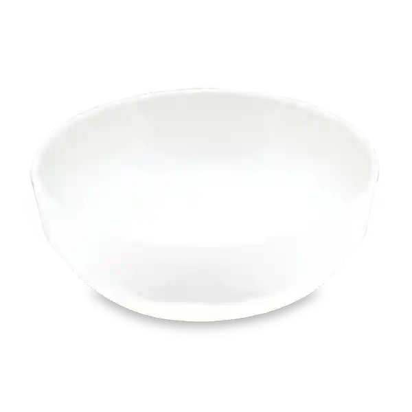 Plato Melamina Redondo Blanco 14 cm Aro