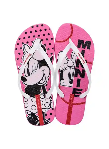 Ipanema Sandalias Disney Femenina Rosa/Negro Talla 36