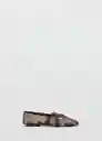 Zapatos Balta Marrón Talla 37 Mujer Mango